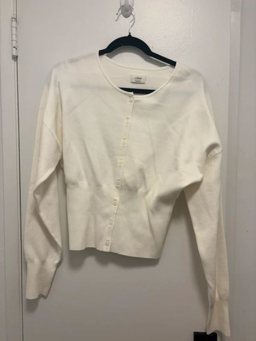 Aritzia Golightly Cardigan in light birch size L